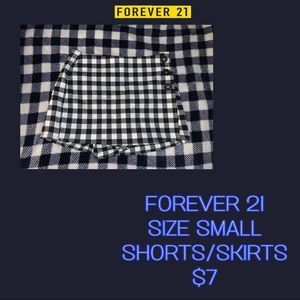 FOREVER 21 PLAID SKIRT